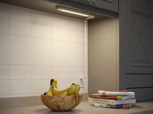 Vista 5 de Good Earth Lighting UC1139-WHG-12LF0-G Barra de enchufe LED de 12 pulgadas, sin conexión, color blanco