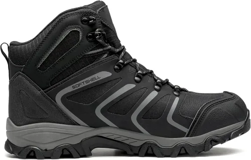 Vista 3 de NORTIV 8, Armadillo - Botas de senderismo para hombre, impermeables, ligeras, para exteriores, mochileros, senderismo