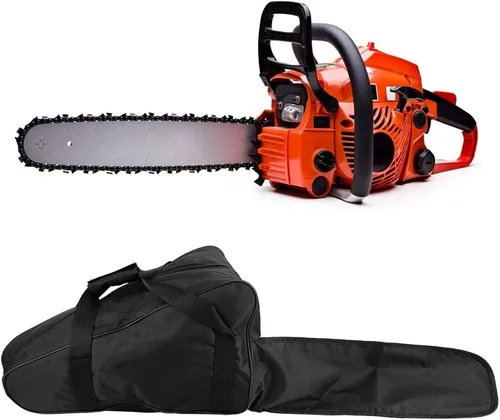 Vista 4 de Bolsa de motosierra, portátil impermeable para motosierra, bolsa protectora de tela Oxford, bolsa de transporte de almacenamiento de protección