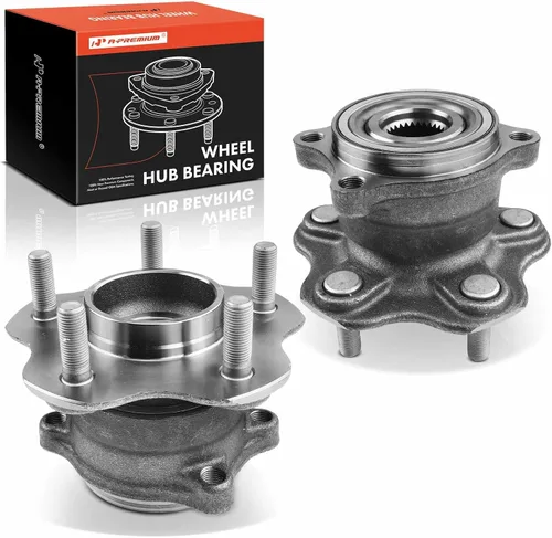 Vista 10 de A-Premium Cojinete de rueda trasera y conjunto de cubo con 5 orificios compatible con Infiniti FX35 Base 2003-2008 V6 3.5L, RWD Compatible with
