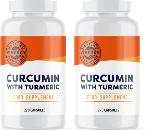 Vista 8 de Vimergy Curcumina con suplemento de cúrcuma, 1000 mg de extracto/porción de curcumina - Cápsulas líquidas - Sin OMG, sin gluten, kosher, vegano
