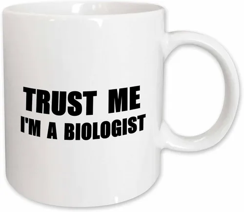Vista 12 de 3dRose InspirationzStore Trust me series - Trust me Im a Biologist. Divertida biología humor divertido trabajo de ciencia regalo – tazas, Blanco