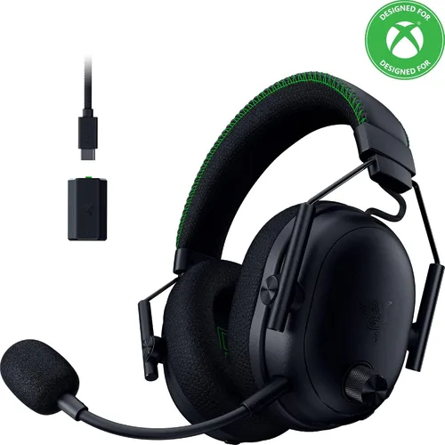 Vista 14 de Razer BlackShark V3 Pro Wireless ANC Gaming Headset for PC: Full Band Mic - 50mm Drivers - 2.4 GHz, Bluetooth, USB, 3.5mm - Works with Mac, PS5