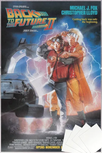 Vista 7 de Regreso al futuro II - Póster de película (estilo regular con créditos) (tamaño: 24" x 36")