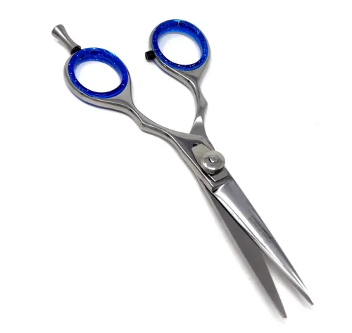 Vista 5 de Tijeras profesionales de peluquería de 5.5 pulgadas, acero inoxidable, tijeras de corte de pelo ligeras para peluquería, peluquería