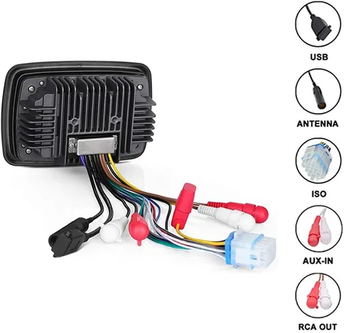 Vista 4 de Estéreo marino Bluetooth impermeable barcos carrito de golf Radio medios digitales receptor estéreo AM FM sintonizador Bluetooth transmisión