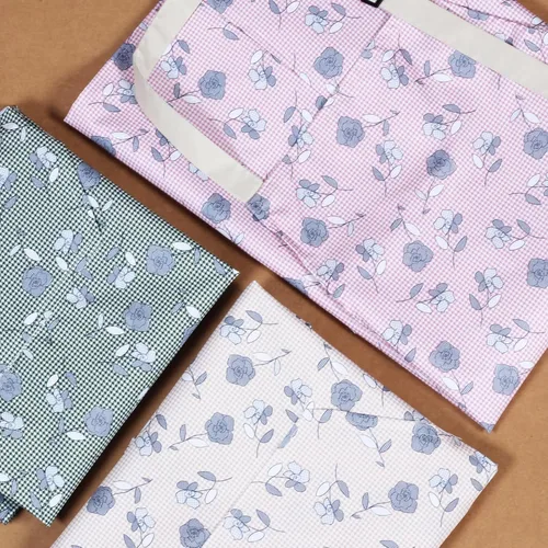 Vista 8 de Paquete de 3 delantales florales impermeables para mujer, correa ajustable con bolsillo, multiusos para cocina, arte, jardín