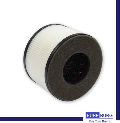 Vista 4 de PUREBURG Filtros de repuesto compatibles con PARTU y Slevoo BS-03 Purificador de aire, paquete de 2 unidades H13 True HEPA de 3 etapas de filtración