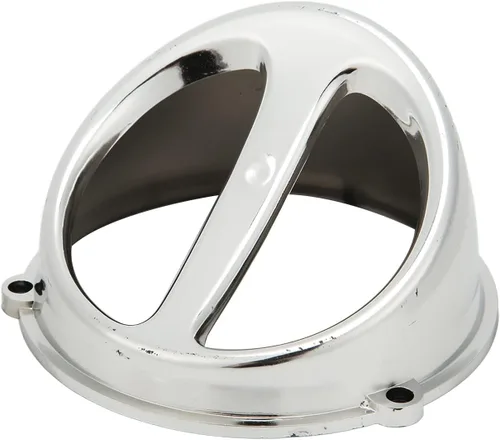 Vista 2 de Keenso Cubierta de ventilador cromada Tapa de cuchara de aire, Cubierta de cuchara cromada ABS QY‑20211061 Reemplazo para GY6 125cc 150cc Scooter