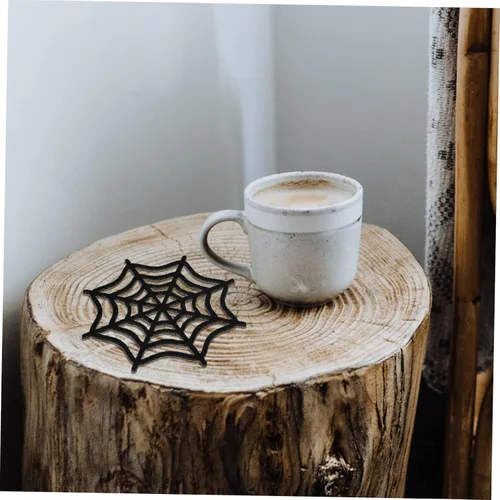 Vista 5 de UPKOCH 6 posavasos resistentes al calor, tapetes decorativos de fieltro para Halloween
