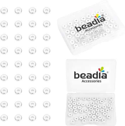 Vista 19 de BEADIA Cuentas espaciadoras triangulares chapadas en oro de 14 quilates, 0.098 x 0.059 in, 50 unidades para hacer joyas, no se deslustran