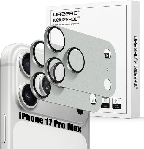 Vista 66 de Orzero Paquete de 2 protectores de lente de cámara compatibles con Google Pixel 9 Pro XL, protector de cámara de metal y vidrio de alta calidad