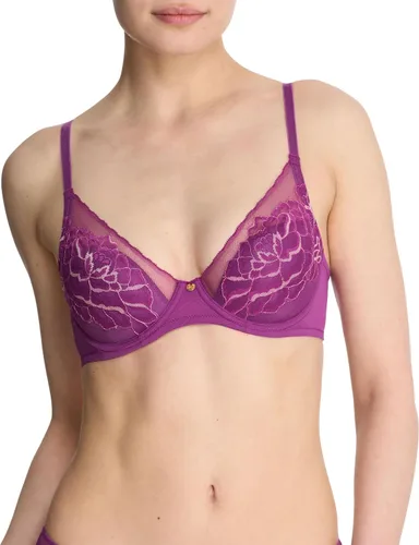 Vista 4 de Natori Aros Flora Contour para mujer negro/moca claro