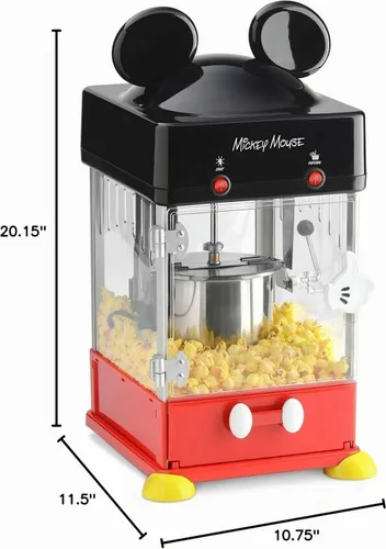 Vista 5 de Disney Mickey Mouse Kettle Style Popcorn Popper por Select Brands