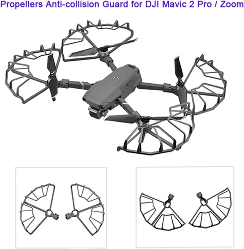 Vista 2 de SeiZed Hélices - Protector anticolisión para D-JI Mavic 2 Pro/Zoom Drone Propeller Protector de hélice Protectores de la cuchilla Apoyos Cubierta