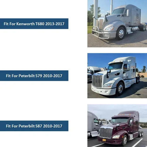 Vista 3 de Ensamble de Espejo de Capó High Soar para Kenworth T680 (2000-2017), Espejo de Capó con Brazo para Peterbilt 579 (2010-2017) / Peterbilt 587