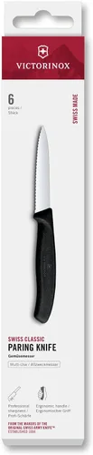 Vista 2 de Victorinox Cuchillo de pelar clásico suizo de 3.25 pulgadas con borde Negro