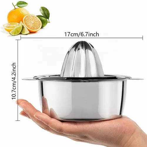 Vista 6 de Jugo de la prensa de la mano de la fruta Juicer Citrus Lemon Juicer,Herramienta manual multiusos del Juicer