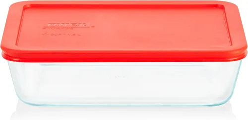 Vista 3 de Pyrex Simply Store - Almacenamiento de alimentos rectangular de vidrio para 6 tazas