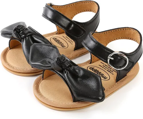 Vista 37 de Sandalias de verano para bebés, niñas y niños, unisex, antideslizantes, suela suave, transpirable, para primeros pasos, zapatos de playa al aire