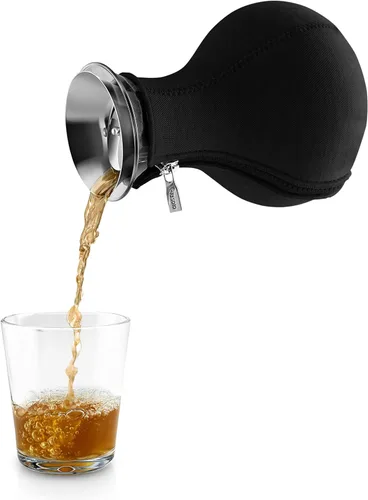 Vista 5 de EVA SOLO Tetera 34oz Vidrio de borosilicato sin goteo con cubierta aislante de neopreno Diseño, funcionalidad y calidad daneses Negro