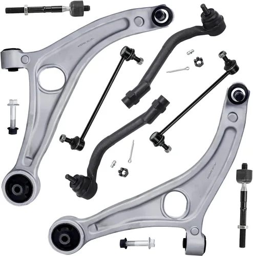 Vista 13 de Detroit Axle - Kit de brazos de control de extremo de 8 piezas para Toyota 2001-2003 Highlander 2002-2003 Camry Lexus ES300, 2 conjuntos de brazos