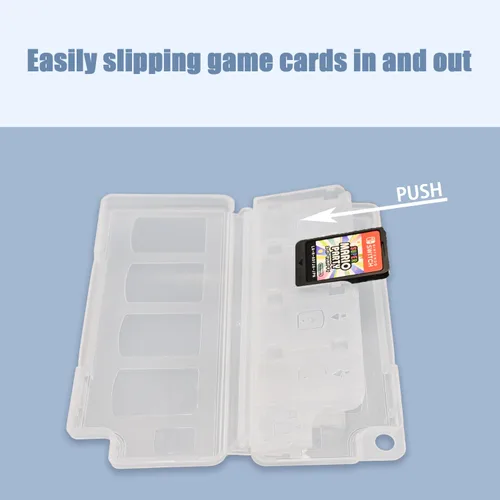 Vista 3 de UDEE Storage Case for Nintendo Switch Games and Accessories, Portable Memory Card Storage