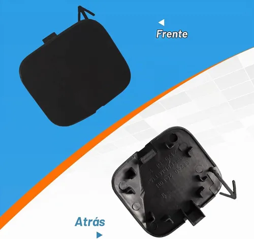 Vista 5 de Cobertura de gancho de remolque para parachoques delantero, tapa para ojo de remolque, ajuste para Nissan Altima 2016 2017 2018 622A09HS0A