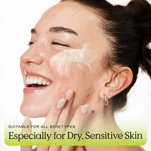 Vista 6 de KraveBeauty Limpiador Hidratante de Matcha y Cáñamo – Limpiador Facial Diario Suave Inspirado en Corea, Hidratante y No Agresivo, Cáñamo y Matcha
