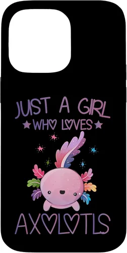 Vista 21 de Just A Girl Who Loves Axolotls Lover Gifts Kawaii Axolotls Case for iPhone 17