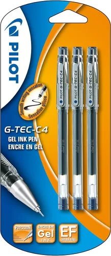 Vista 5 de Pilot G - Tec C4 Gel Microtip Rollerball 0.016 in (bolígrafo individual) - Negro