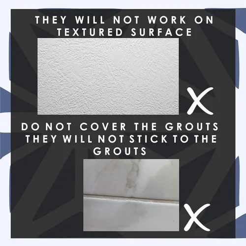 Vista 7 de Bleucoin Adhesivos encáusticos para azulejos de cocina y baño, impermeables, extraíbles, ecológicas, murales de vinilo (4 x 4 pulgadas)