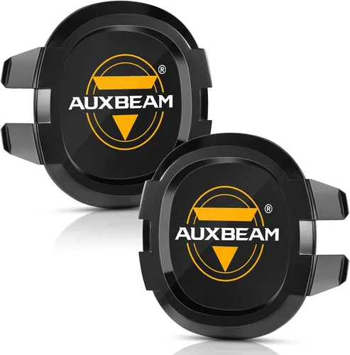 Vista 10 de Auxbeam Paquete de 2 unidades de luces LED de haz de inundación de la serie Luces de inundación blancas de la serie P4