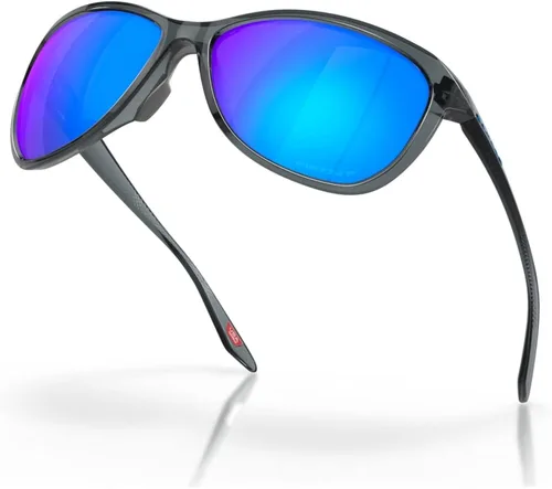 Vista 4 de Oakley Woman Sunglasses Polished Black Frame Prizm Rose Gold Polarized Lenses 60MM