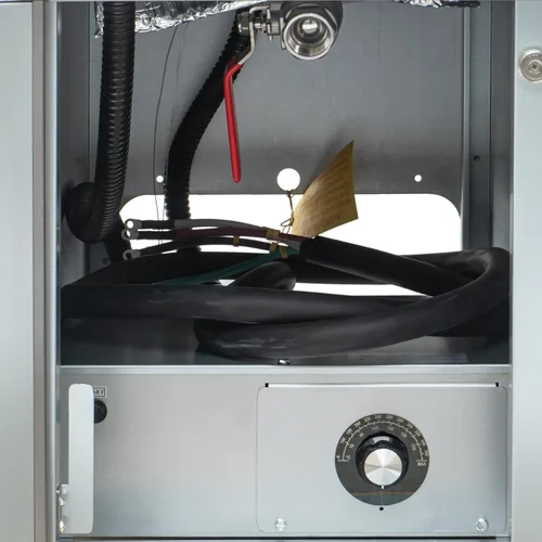 Vista 9 de Freidora de piso comercial eléctrica Value Series, freidora de acero inoxidable de 18 kg para restaurantes, 1 fase, 208V