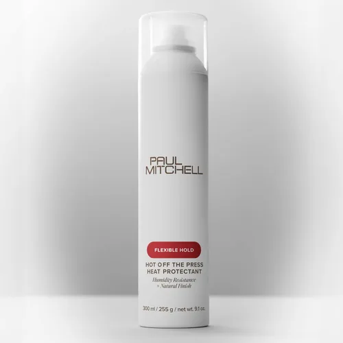 Vista 11 de Paul Mitchell Hot Off The Press Heat Protectant, Humidity Resistance, Flexible Hold + Natural Finish, For All Hair Types