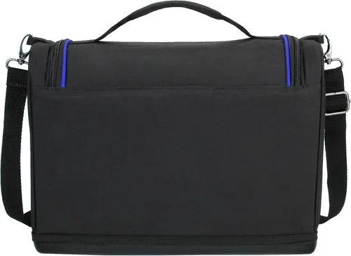 Vista 8 de USA Gear Estuche portátil para impresora fotográfica, bolsa de mensajero con separadores de acolchado compatible con Canon Selphy CP1500, Selphy