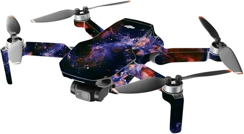 Vista 2 de MightySkins - Compatible con DJI Mini 2 Dron portátil - Andromeda Funda protectora de vinilo duradera y única Fácil de aplicar, quitar y cambiar