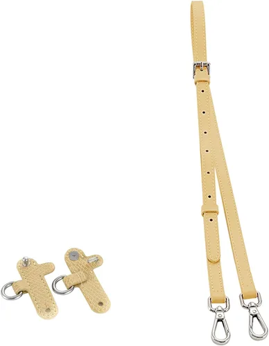 Vista 8 de Chispee Correa de hombro para bolsa de cuero, correas de repuesto para bolso cruzado, kit de conversión ajustable para mini bolso Longchamp