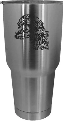 Vista 193 de Cairn Terrier - Vaso grabado con temática de perro, 30 onzas