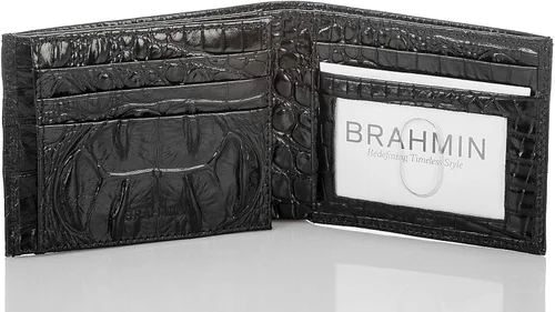 Vista 3 de BRAHMIN Bifold Negro