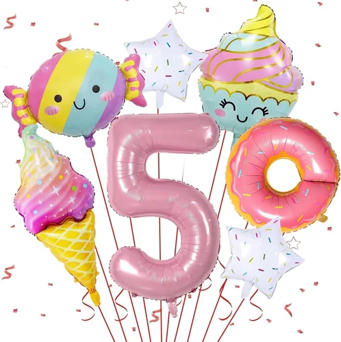 Vista 7 de Sowide Globo de mariposa para decoraciones de tercer cumpleaños, globos de mariposa, globos de mariposa rosa degradada, globo de Mylar