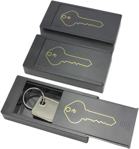 Vista 5 de Ocultar un soporte magnético para llaves, caja de emergencia, caja de seguridad secreta, repuesto debajo del automóvil, casa, oficina, garaje