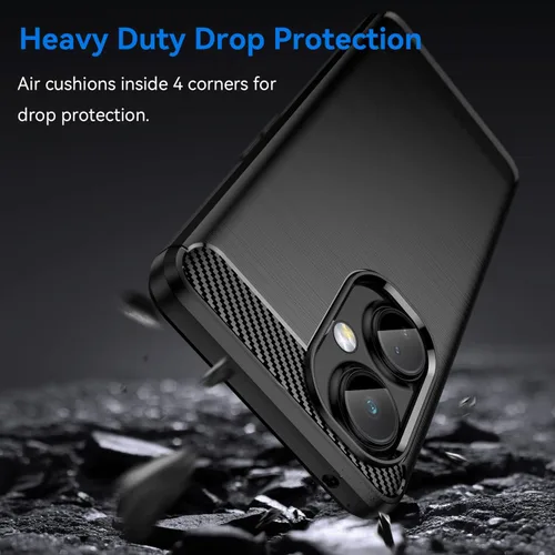 Vista 3 de Asuwish Funda protectora de silicona para OnePlus Nord N30/CE3 Lite con protector de pantalla de vidrio templado y accesorios de celda para OnePlus