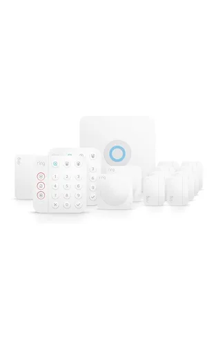 Vista 2 de Kit de Alarma Ring de 14 piezas: sistema de seguridad inalámbrico para casa inteligente, expandible, configuración fácil, control con app móvil