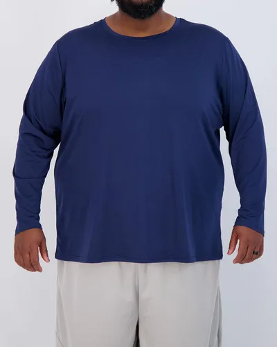 Vista 2 de Real Essentials Paquete de 3 Camiseta de manga larga y corta para hombre, tallas grandes y altas, para hombre (3XT-5XT)