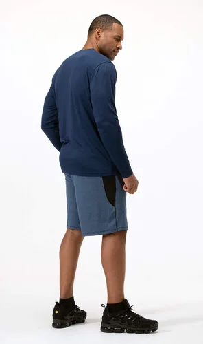 Vista 3 de DEVOPS Paquete de 2 camisetas de protección solar para hombre, UV SPF UPF 50+, manga larga, protección contra erupciones, pesca, correr, secado
