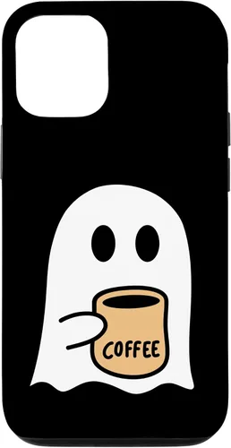 Vista 26 de iPhone 16 Spooky Fall Ghost Coffee Lovers Costume Case