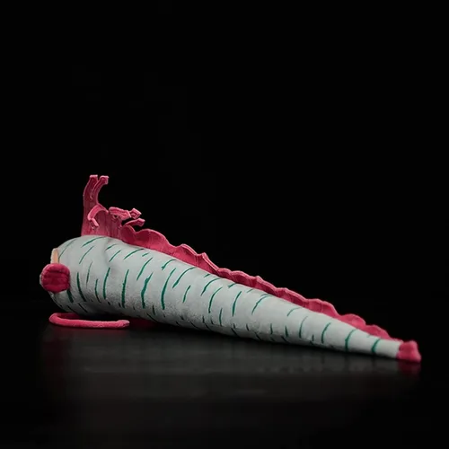 Vista 4 de lilizzhoumax Oarfish - Animal de peluche realista, animal abisal de simulación, peluche súper suave, juguetes para niños, juguete de figura