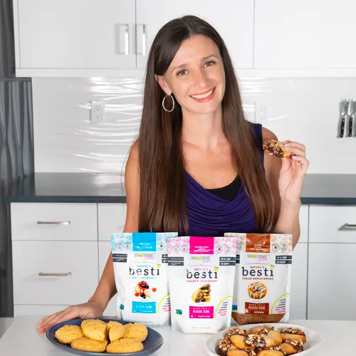 Vista 5 de Wholesome Yum Besti Sustituto Natural de Azúcar Moreno - Mezcla Edulcorante de Fruta del Monje Marrón Keto con Alulosa (Sin Eritritol) - Sin OMG